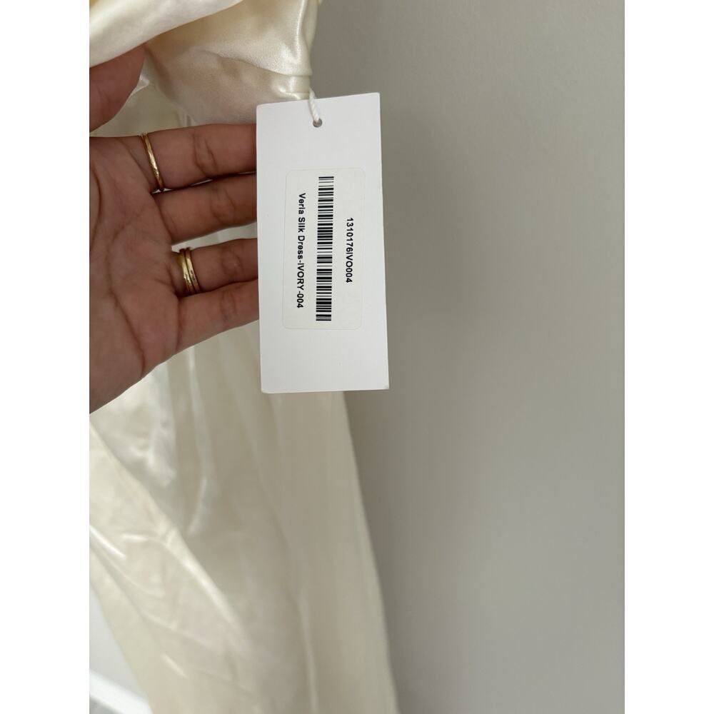 Reformation Veria Dress Halter Tie Zip Wedding Formal Style Women’s Size 4 - Picture 7 of 10